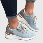 Baskets montantes à lacets pour femmes, style décontracté printemps