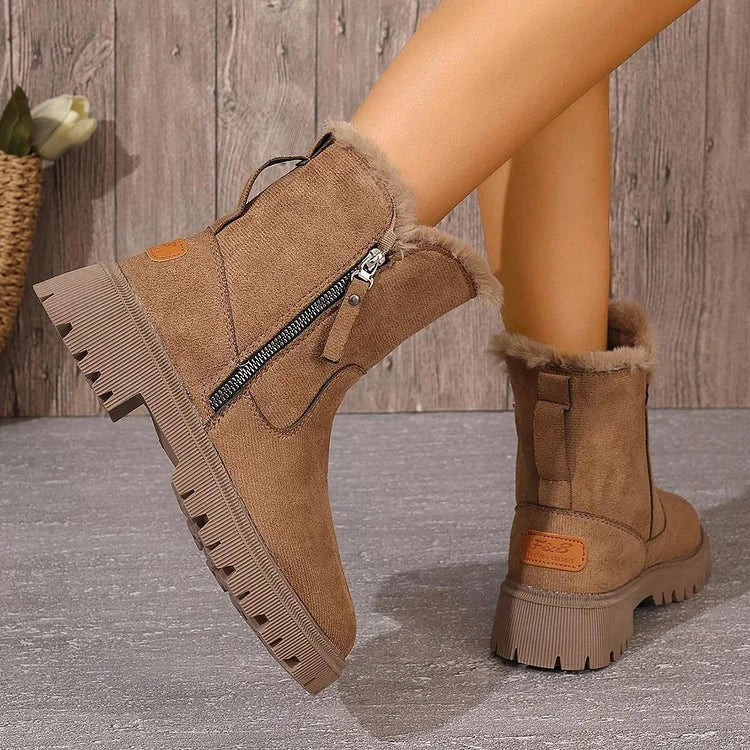 Sofia | Bottes orthopédiques en peluche pour l'automne
