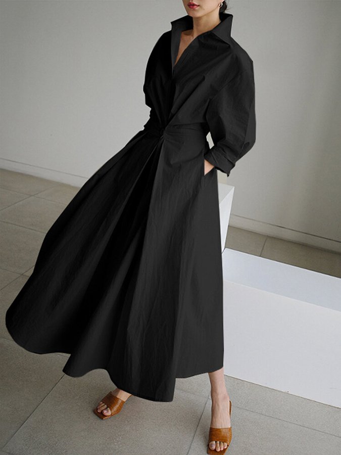Clara - Robe luxueuse et élégante pour femmes, idéale pour l'automne