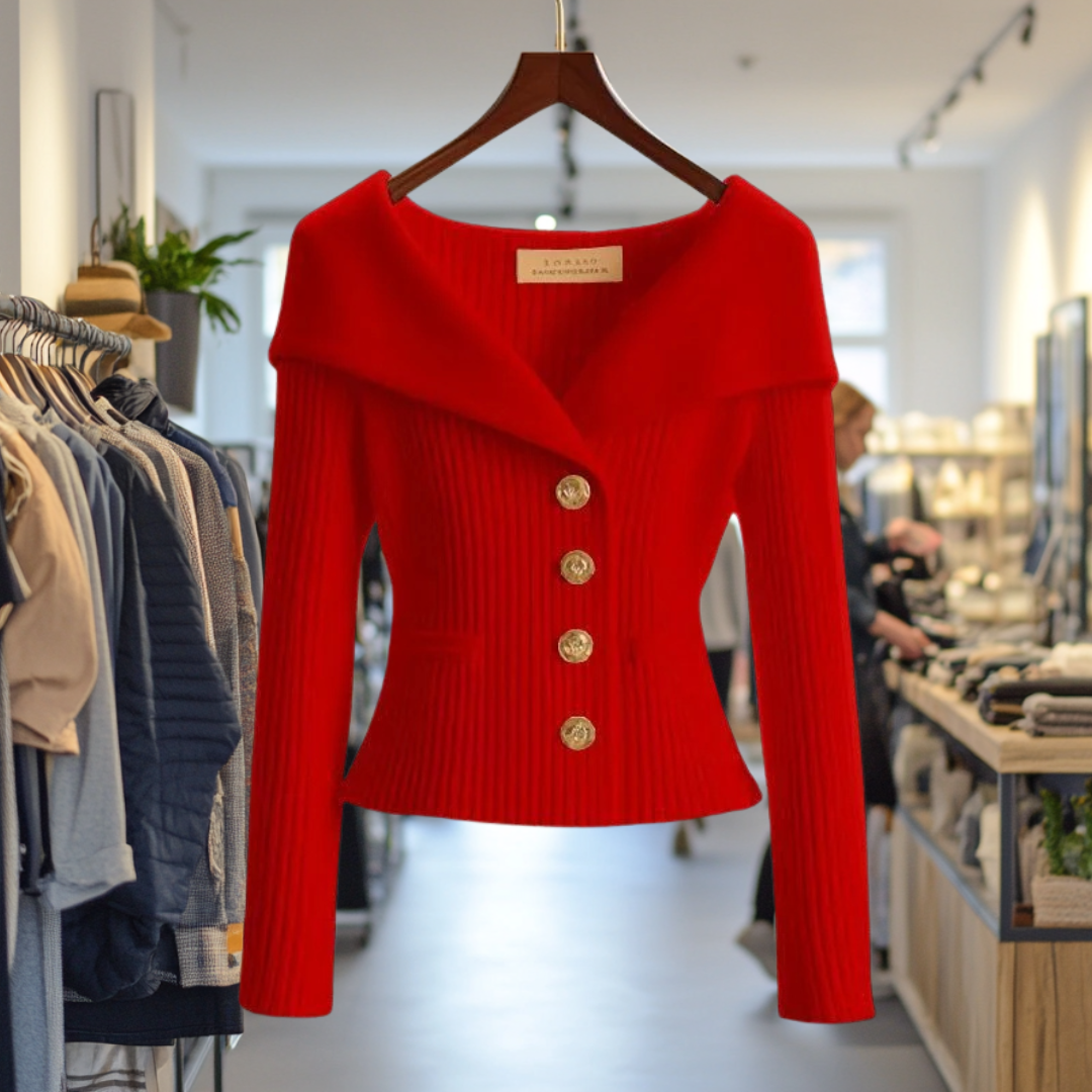 Annika I Luxurious knit jacket