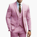 Costume homme élégant avec veste, gilet et pantalon