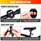 Wireless Rear Light with Signals