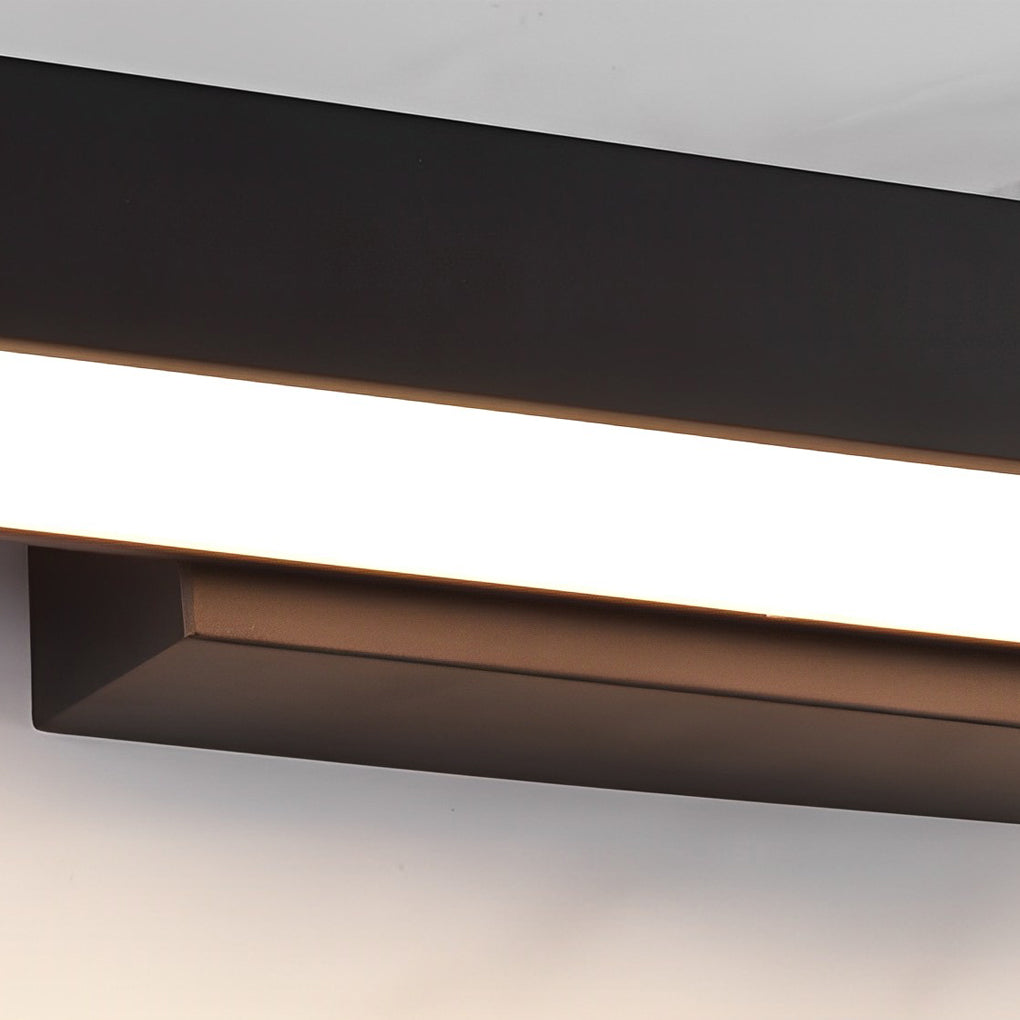 Black stainless steel outdoor light fixture