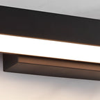 Black stainless steel outdoor light fixture