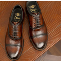 Men's Suede Loafers with Rubber Sole - Stylish Stitching Details