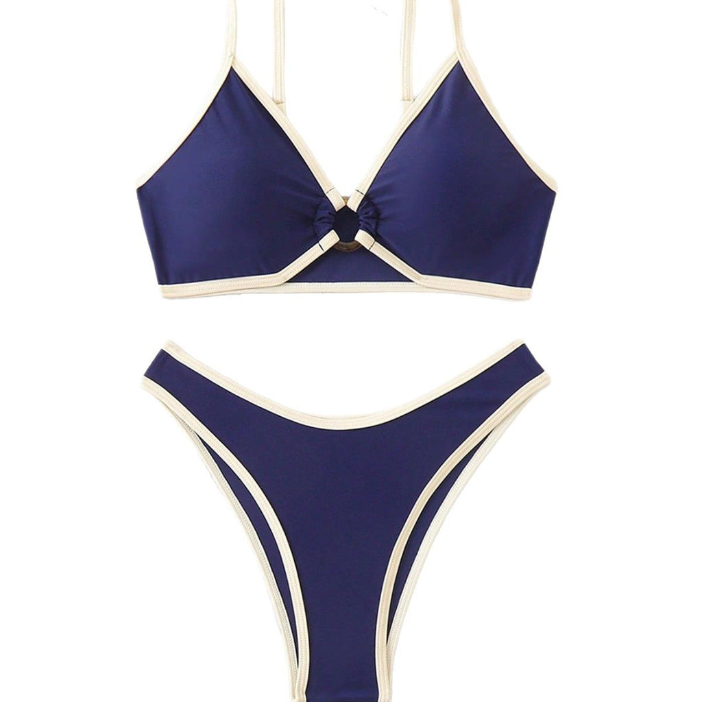 Charline — Bikini deux-pièces à bretelles color-block