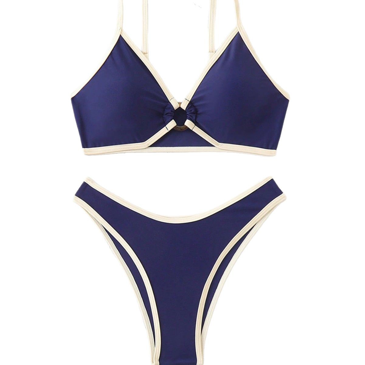 Charline — Bikini deux-pièces à bretelles color-block