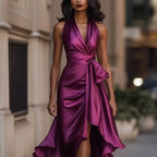 Robe courte glamour décolleté - Chic&Shines