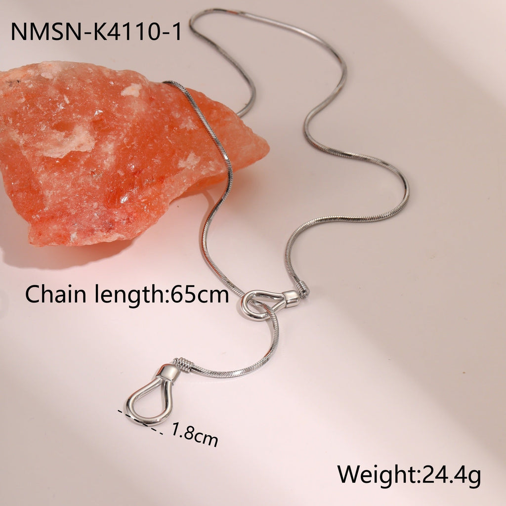 Collier réglable en acier inoxydable - Chic&Shines