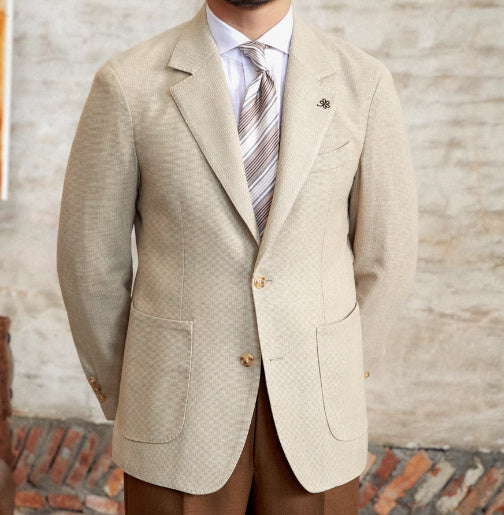 Costume à motif pour homme