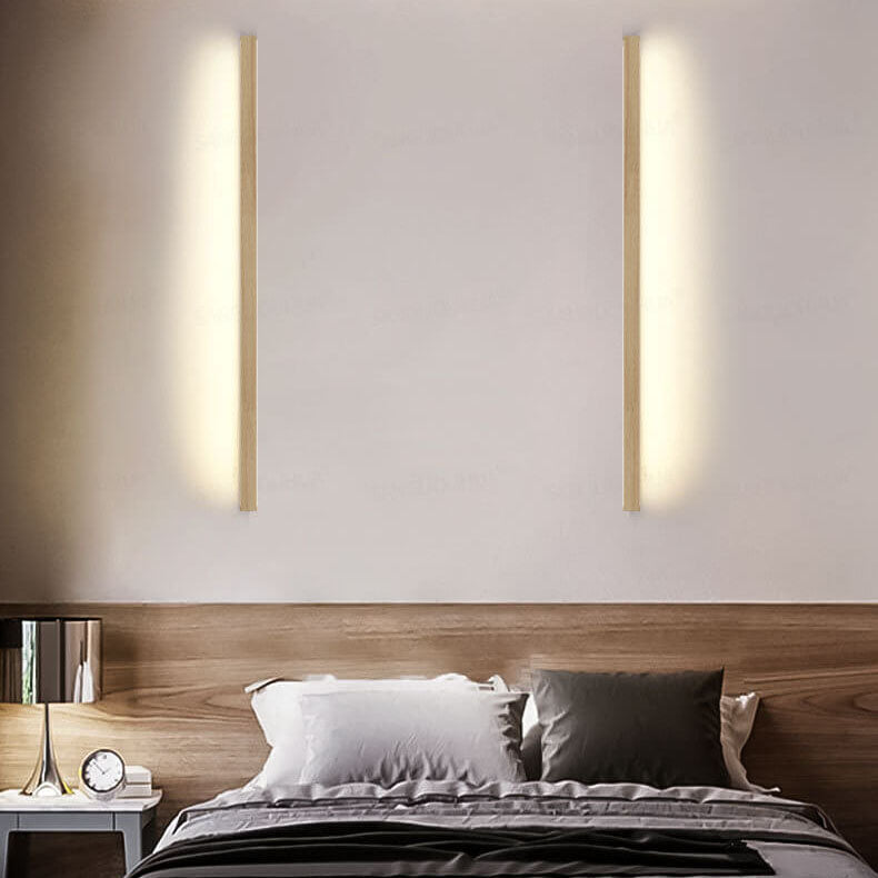 Appliques murales Luminaire LED minimaliste en bois
