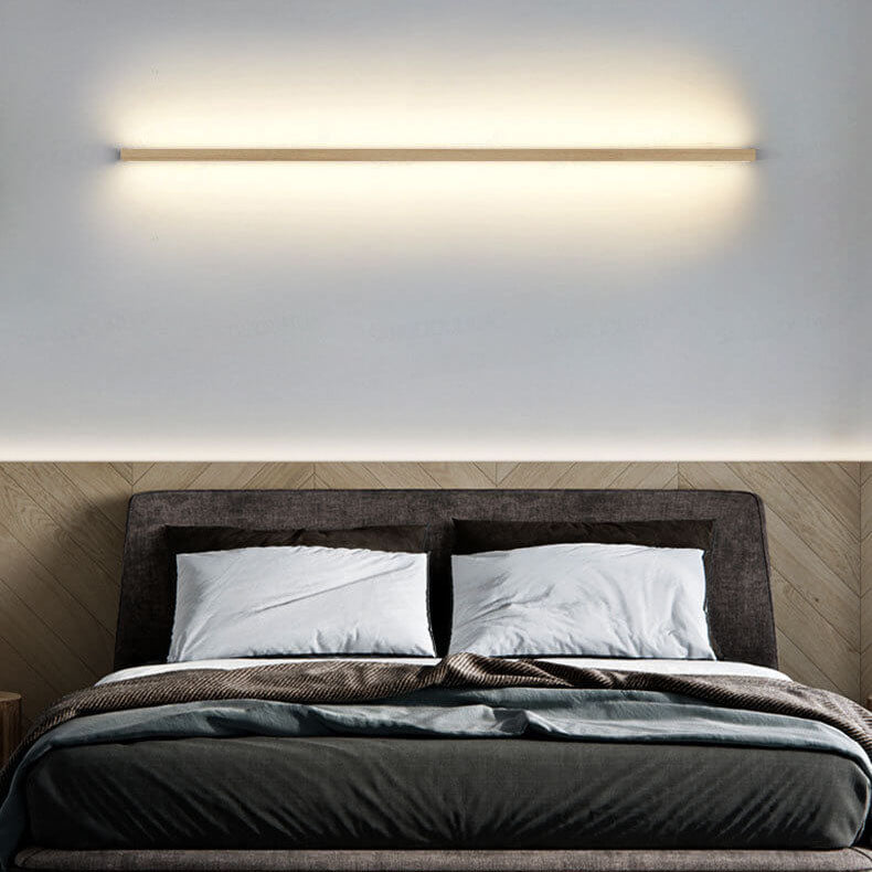 Appliques murales Luminaire LED minimaliste en bois