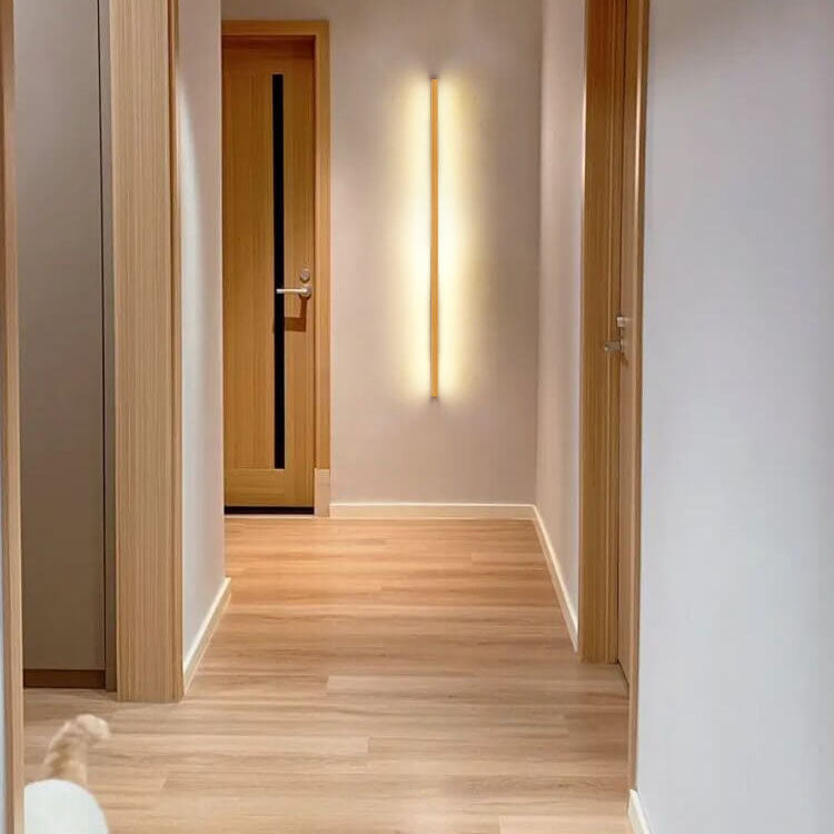 Appliques murales Luminaire LED minimaliste en bois