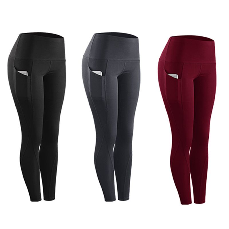 Stretch leggings with pockets