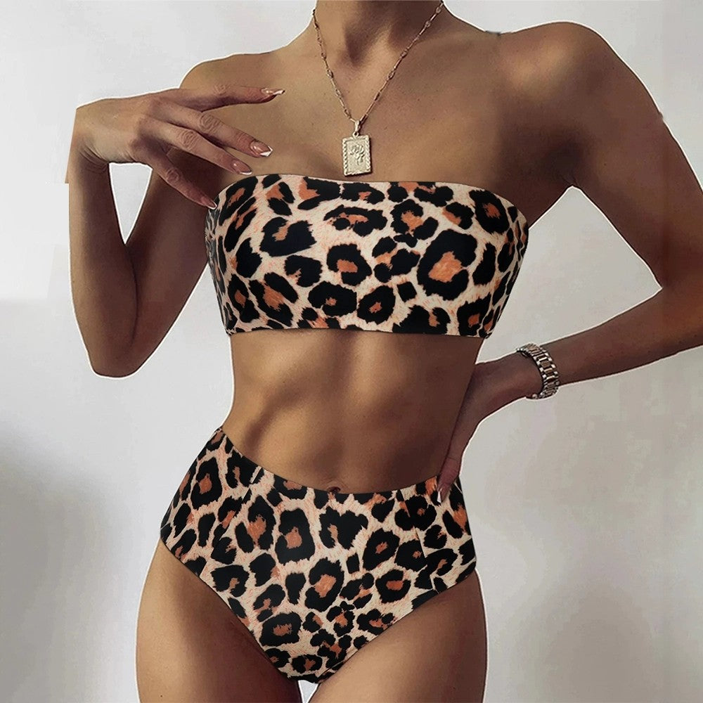 Octavie — Bikini deux-pièces léopard
