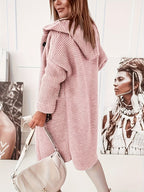 Gilet élégant pour femme avec capuchon - Look Cachemire Automne