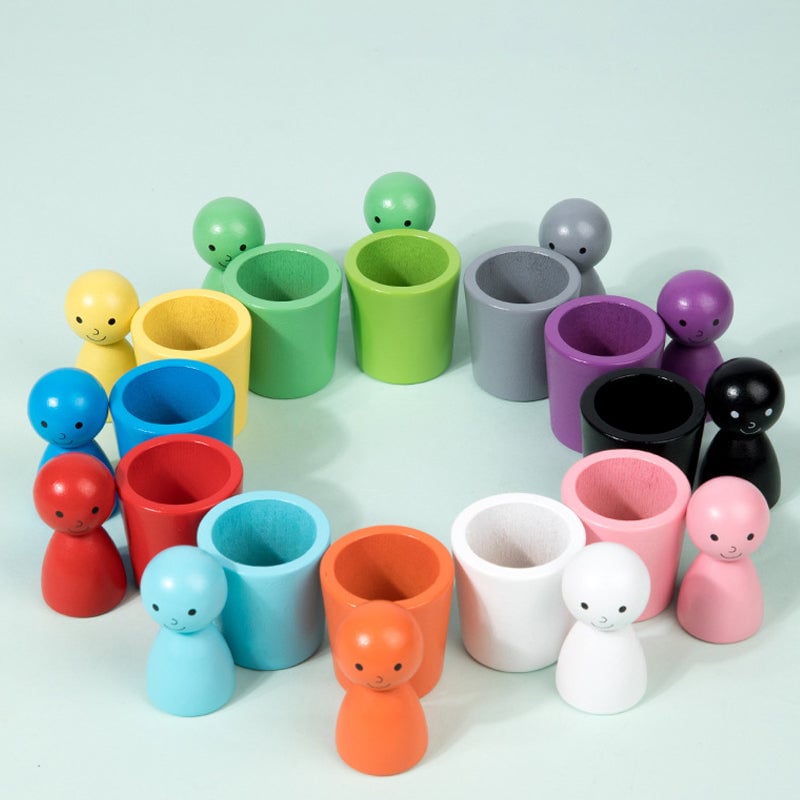 Montessori Color Sorting Cups