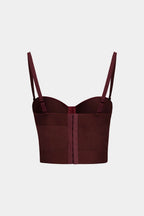 Luxury Mesh Underwired Bustier - Fitted Sheer Top for Women, Ideal for Special Occasions