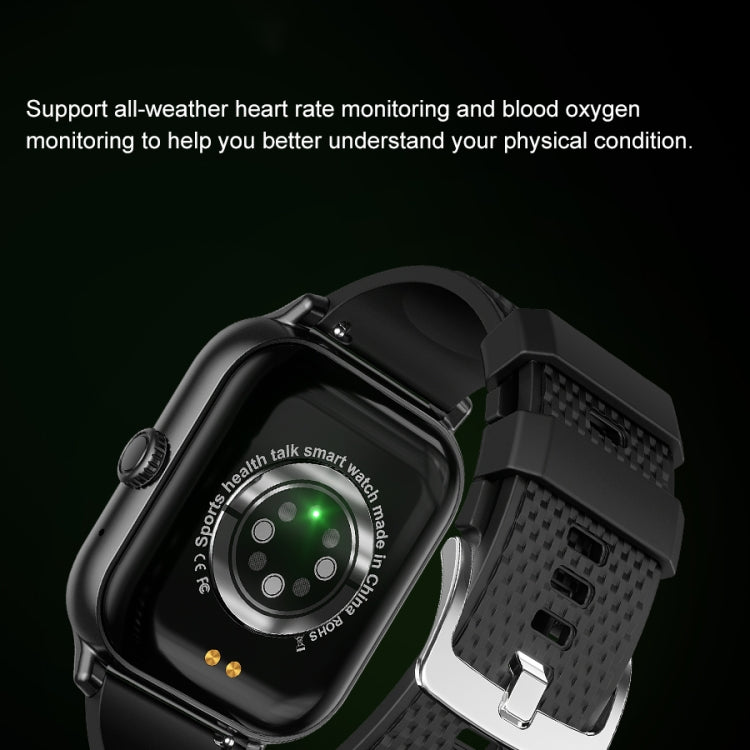Smartwatch Écran incurvé Moniteur de glycémie ECG Fréquence cardiaque Fitness Tracker