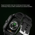 Smartwatch Écran incurvé Moniteur de glycémie ECG Fréquence cardiaque Fitness Tracker