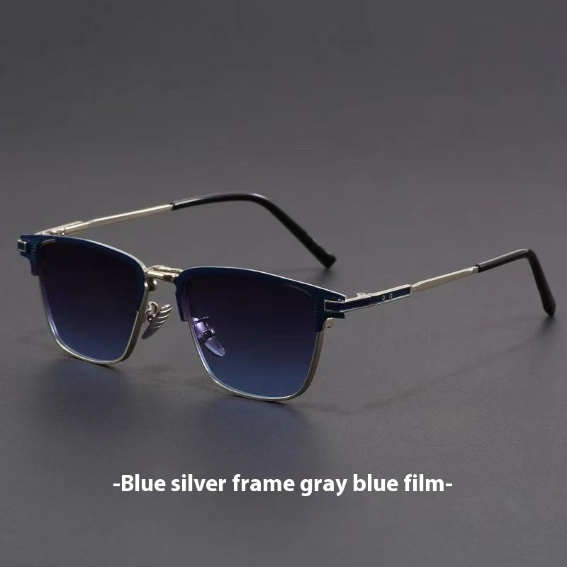 Lunette de soleil carrée rétro protection UV - Chic&Shines
