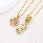 Collier pendentif lettre de l'alphabet - Chic&Shines
