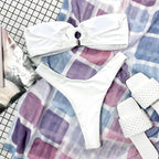 Two-piece bandeau swimsuit