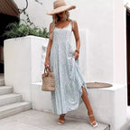 Robe patineuse courte à fleurs et volants