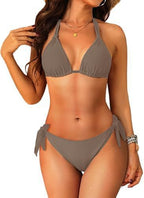 Bahia — Bikini deux-pièces triangle rouge