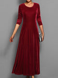 Robe longue de soirée pour femme de style classique