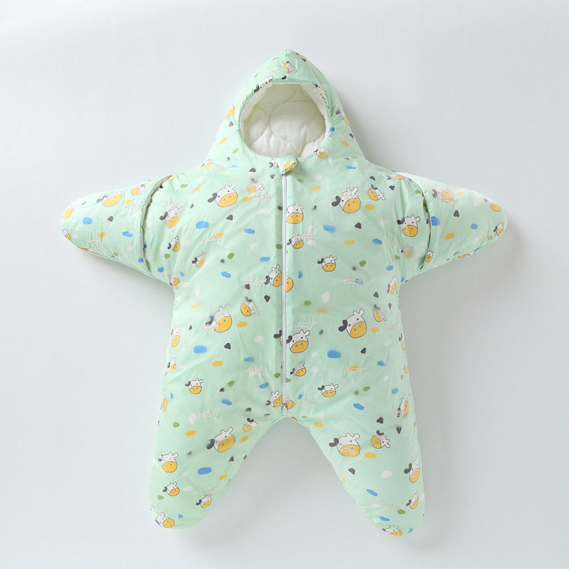 Sac de couchage pour bébé en forme d'étoile - chaud et douillet pour votre enfant