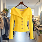 Annika I Luxurious knit jacket