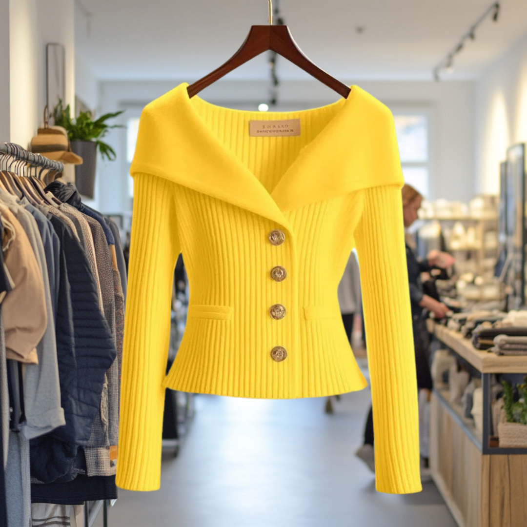 Annika I Luxurious knit jacket