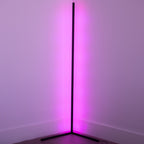 Lampe d'angle LED mince - Luminosité réglable pour le salon ou la chambre à coucher