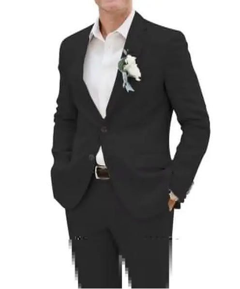 Costume de loisir slim en lin hommes