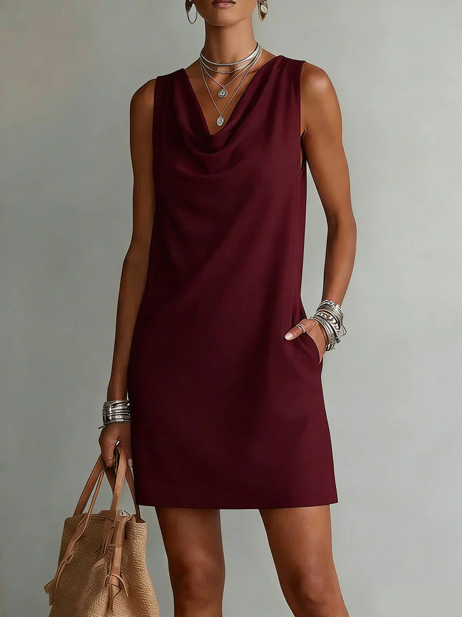 Robe épaules dénudées sans manches