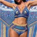 Maillot de bain 2 pièces rétro bretelles croisées - Chic&Shines
