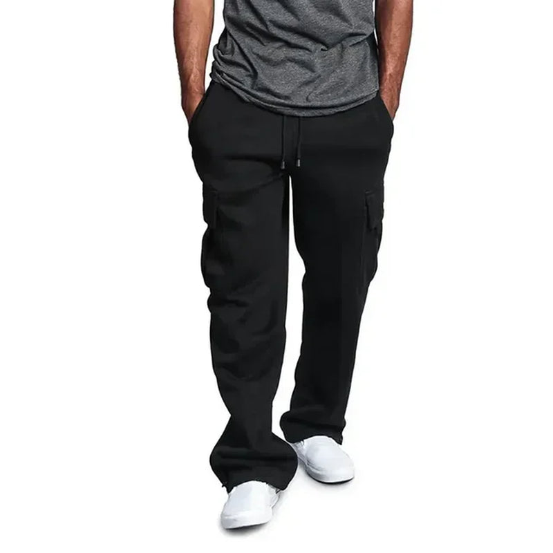 Men's Ultimate Comfort Fleece Cargo Sweatpants