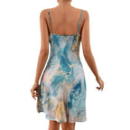 Robe Midi Dégradé à Bretelles