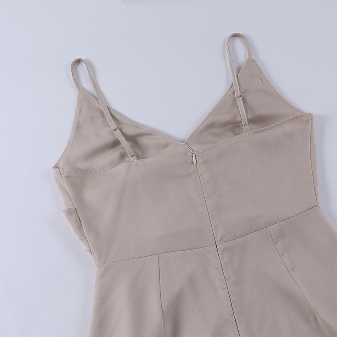 Maxi-robe en satin avec bretelles spaghetti | Sensuelle et élégante | Style féminin