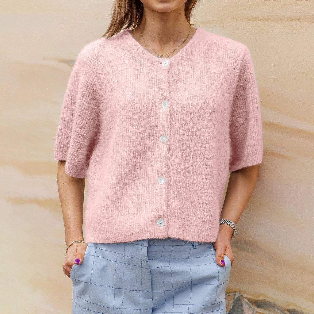 Women's Long Sleeve Crewneck Cardigan | Perfect for Fall