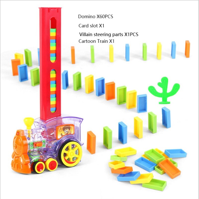 Brick Layer - Montessori Domino Train Toy