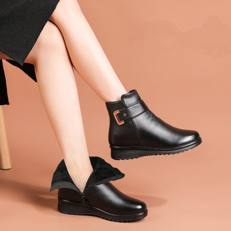 Bottes Annabel pour femmes – Bottes hautes en cuir véritable