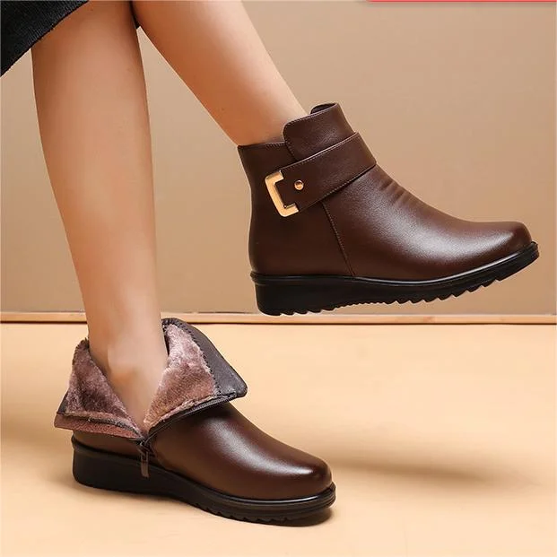 Bottes Annabel pour femmes – Bottes hautes en cuir véritable
