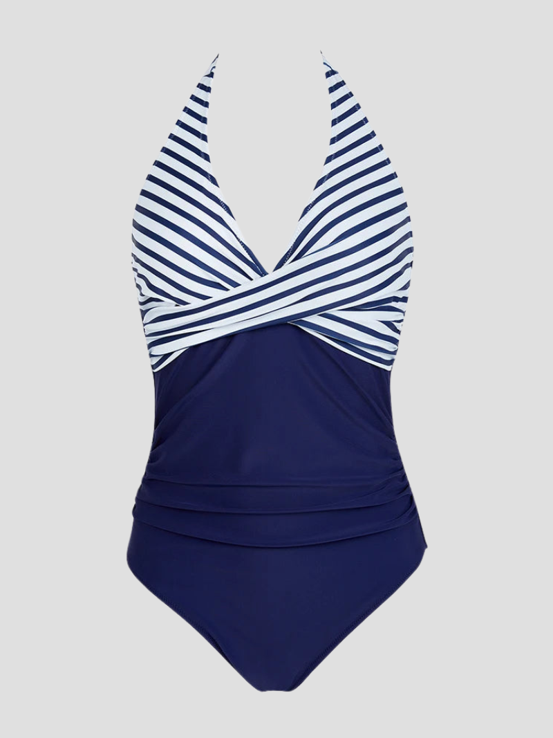 Women's push-up swimsuit, bust-enhancing, figure-slimming, trendy