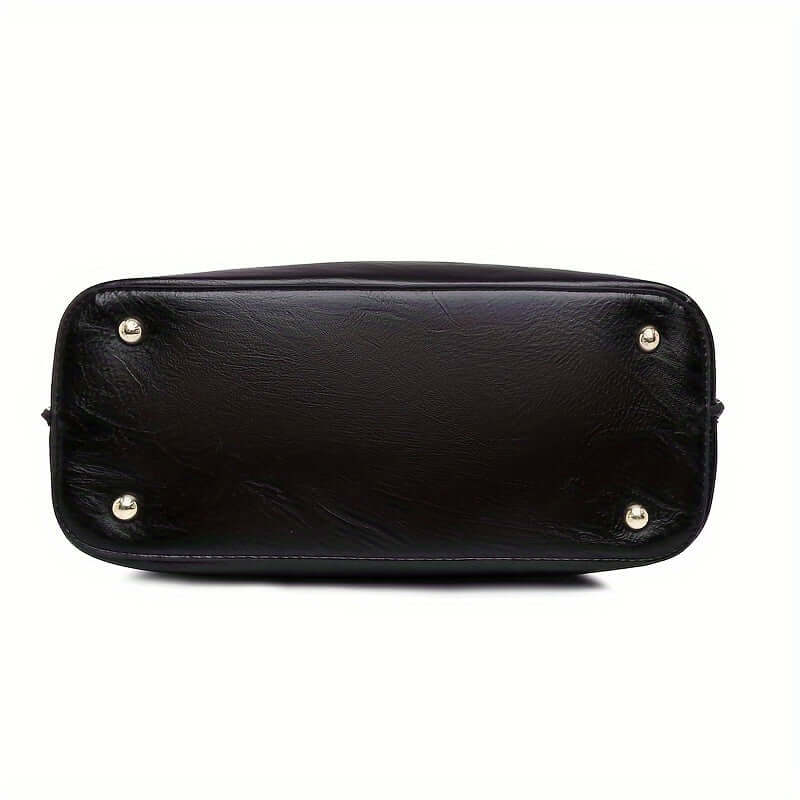 Ava Women's Handbag | Elegant Two-Tone Design | Leather Letter Bag
