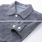 Veste de transition en velours côtelé de haute qualité pour hommes, classique, spéciale automne