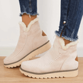 Bottes d'hiver pour dames super confortables et chaudes - antidérapantes et avec doublure douce