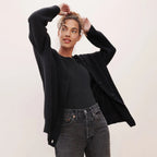 Cardigan surdimensionné automnal