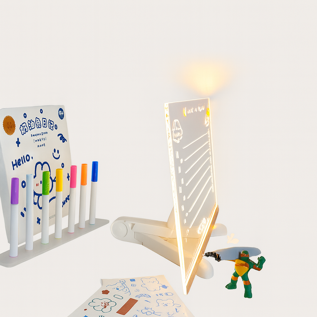Bloc-notes LED avec couleurs